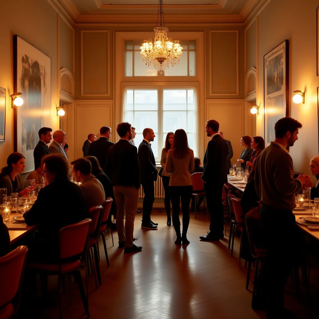 Evento de networking con clientes