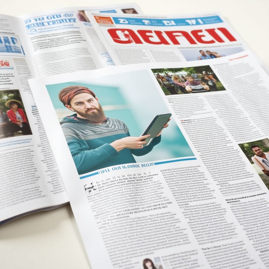Business magazine feature